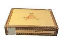 Monte Cristo Yellow Wooden Empty Cigar Box 25 No 1 Habana picture