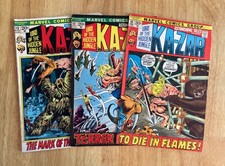 Lot of *3* 1971-72 ASTONISHING TALES/KA-ZAR: #10, 12 + 13/Key (Nice, but Read) picture