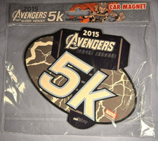 This Rare New 2015 Run Disney Avengers 5k Half Marathon Weekend Thor Car Magnet picture