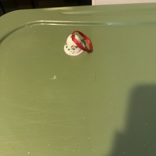 Vintage Galway Ireland ROYAL TARA Holly Berry MINI Bell Ornament Bone China picture