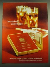 1968 Dunhill International Cigarettes Advertisement picture