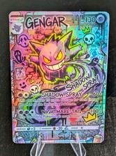 Gengar Non-TCG Custom Holo Pokemon Card See Photos picture