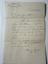 1901 Saint Louis Missouri Christian Brothers College Letter Vtg Handwritten picture