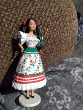 1998 Hallmark Keepsake Mexican Barbie Dolls of the World Christmas Ornament picture