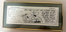 Desk Art by Classcom Inc 1994 Frank & Ernest Golf Theme Bob Thaves Embossed Auto picture