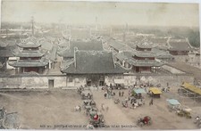 c1910 RARE Loong-How near Shanghai, China Spot Colour Postcard picture