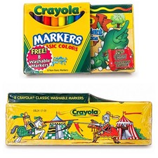 Rare VTG Sealed 1999 Crayola Wizard’s Giant Box of Crayons Bundle Markers Pack picture