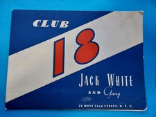 43 WWII US Navy Lt W A Taylor Club 18 Jack White NYC Souvenir Photo Folder... picture