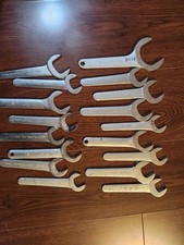 Open End Angle Service Wrenches Various Brand And Sizes. picture