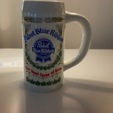 Pabst Blue Ribbon Octoberfest 6.5” Vintage Beer Stein Mug (Limited Edition) picture
