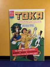 Toka Jungle King #6, Bondage Cover, Dell, VG+ 4.5 (1st Print, 1966 SILVER AGE) picture