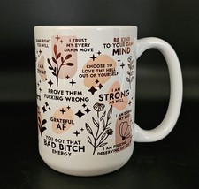 Self Love, Sassy, Sweary Affirmations Daily Reminders Ceramic Mug Positive picture