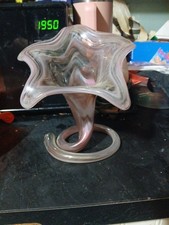 Vintage glass Star vase picture