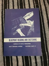 Blueprint reading and sketching Navpers 10077-C Bureau of Navel Personal picture