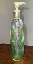 Vintage AVON Golden Harvest Ear of Corn Glass Bottle Soap Lotion Pump Dispenser picture