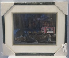 VTG NIP Budweiser Animation Art “Bud Frogs & Gator” Commercial #360/2000 w/ COA picture