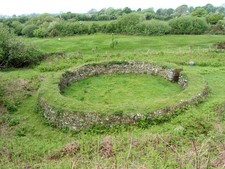 Photo A2 Cattle Pound near Newport Parrog Stray animals would be gathere c2016 picture