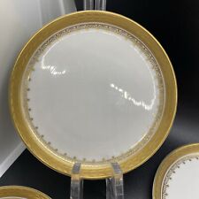 Rosenthal Plates Gold Butter Pats Selb Flossberg 4” Set Of 8 picture