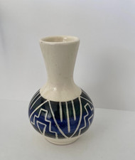 Native American VASE Sioux Pottery Rapid City S. Dakota  Pawnee Leggings indian picture
