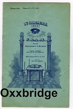 MAURICE RAYMOND THE GREAT Magician MAGIC Mason 1911 VINTAGE Trick Program Irish picture