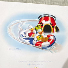 Disney Cruise Line Lithograph Print 
