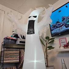 Halloween Yard Inflatable Ghost Ghoul 8ft Tall Lighted picture