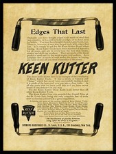 1905 Keen Kutter Tools Draw Knife NEW Metal Sign 24