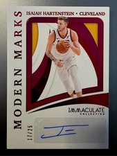 Isaiah Hartenstein 2020-21 Panini Immaculate NBA Modern Marks Auto #MM-IHA /25 picture
