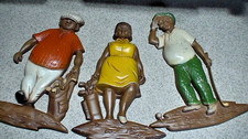 Vintage 1967& 1968 Men's & Women's Golfer Sexton Metal Wall Hangings picture