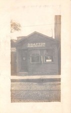 Grafton Publishing Store Office Exterior Real Photo Vintage Postcard AA117215 picture
