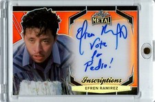 2025 Efren Ramirez Leaf Metal Pop Century Inscriptions Red Autograph Pedro #/150 picture