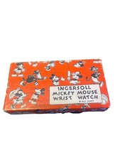 1933 Mickey Mouse Ingersoll Original Watch With Disney Case & Mailer To Restore picture