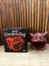 Christmas Krampus Tiki Mug Miracle Holiday Pop Up Bar MATTE Glaze In Box 2023 picture