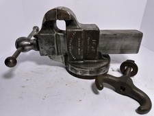 Antique Prentiss Vise Co Bull Dog No 91 Bench Vise 3.5” Jaws 32 Lb NY picture