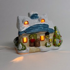 Vintage Light Up Houses 5x5