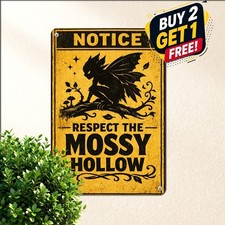 Don't Piss Off The Fairies Sign Vintage Magic Caution Decor Plaque 8x12 picture