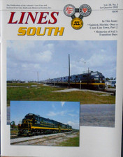 LINES SOUTH  2011   Volume 28  Issue 1   ATLANTIC COAST LINE / SEABOARD AIR LINE picture