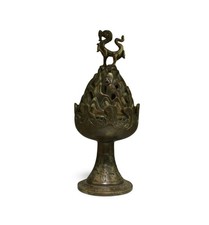 A Bronze Incense Diffuser with lid picture