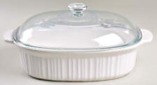 Corning French White 4 Qt Oval Covered Casserole 11991195 picture