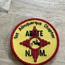 Vintage 1st Albuquerque Chapter Abate N.M. Patch  picture