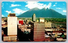 Vtg Postcard Monterrey Hotel Panoramic View Mexico Unposted picture