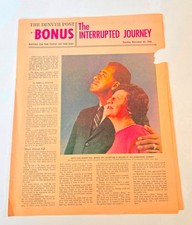 UFO Alien Abduction BETTY & BARNEY HILL Newspaper (1966, Denver Post) - RARE picture
