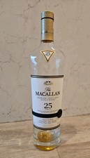 The Macallan 25 Year Single Malt Scotch Whisky 2024 Release. Empty bottle w cork picture