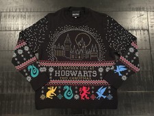 Harry Potter “I’d Rather Stay At Hogwarts This Christmas” Ugly Sweater Size XL picture
