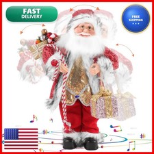 Gfilay 18 Inch Animated Santa Claus Figurine with Music and Movement picture