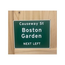 Boston Garden Causeway St Road Sign Massachusetts Highway Celtics Bruins picture
