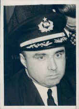 1939 Press Captain EA Chelton Skipper American Liner Troquois German Photo picture