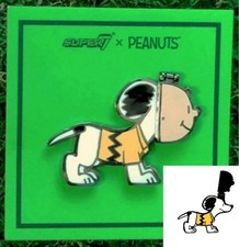 ⚡RARE⚡ SUPER7 x PEANUTS Snoopy In Disguise Snoopy Pin *BRAND NEW* SDCC 2019  picture