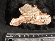 Big Heavy Solid COPPER NUGGET or Native Copper Float Michigan 173gr picture
