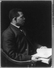 Photo:Booker T Washington 1902 Portrait Profile Half-Length Facing Right picture